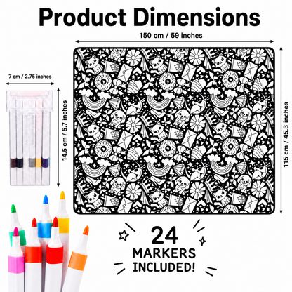 SnuggleArt – Coloring Blanket